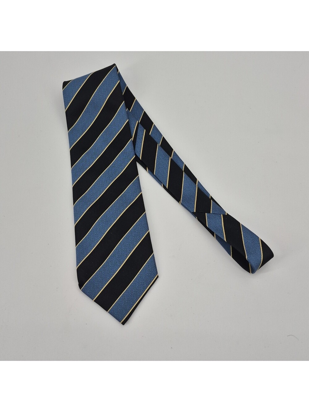 Hogo Boss Silk Tie Striped Men Necktie Italy